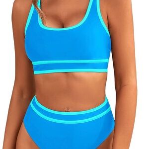 Vibrant Blue Bikini Set